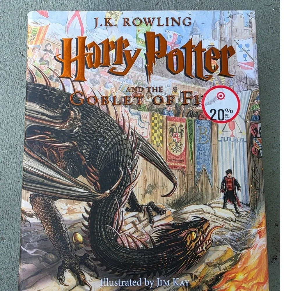 Harry Potter and the‎ Goblet of Fire Illustrated Edition Hardcover Jim Kay JK